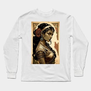 An Indian Beauty Long Sleeve T-Shirt